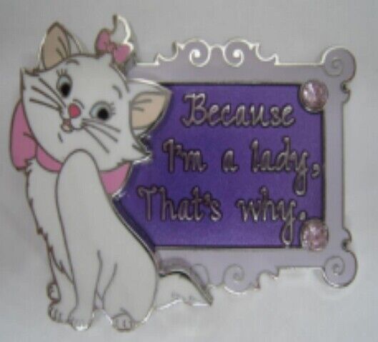 Disney Pin 133614 Marie I\'m a lady Aristocats Cat PP Preproduction Only 3 Made