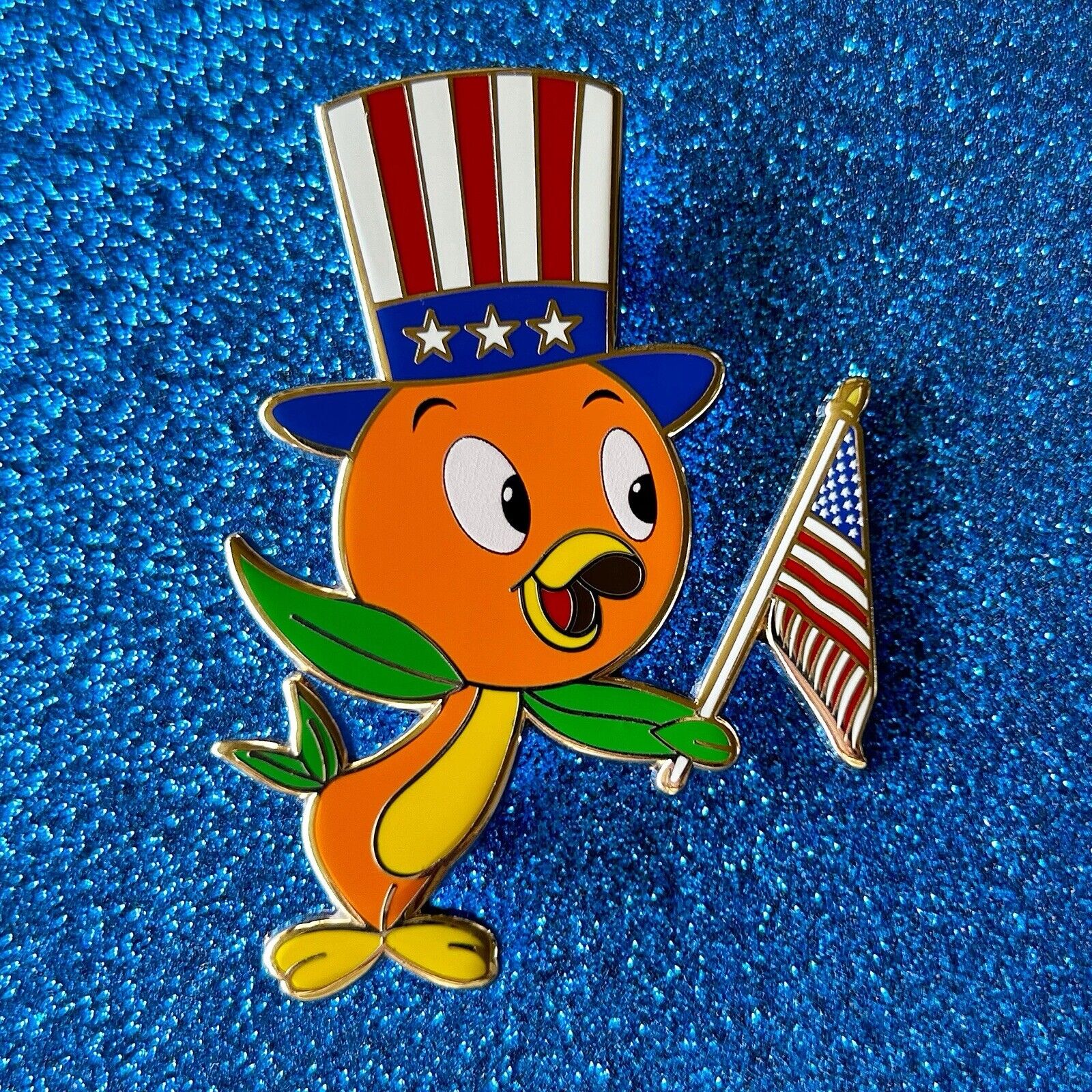 Orange Bird 4th Of July Holidays Series LE 35 Fantasy Pin Fourth Of July