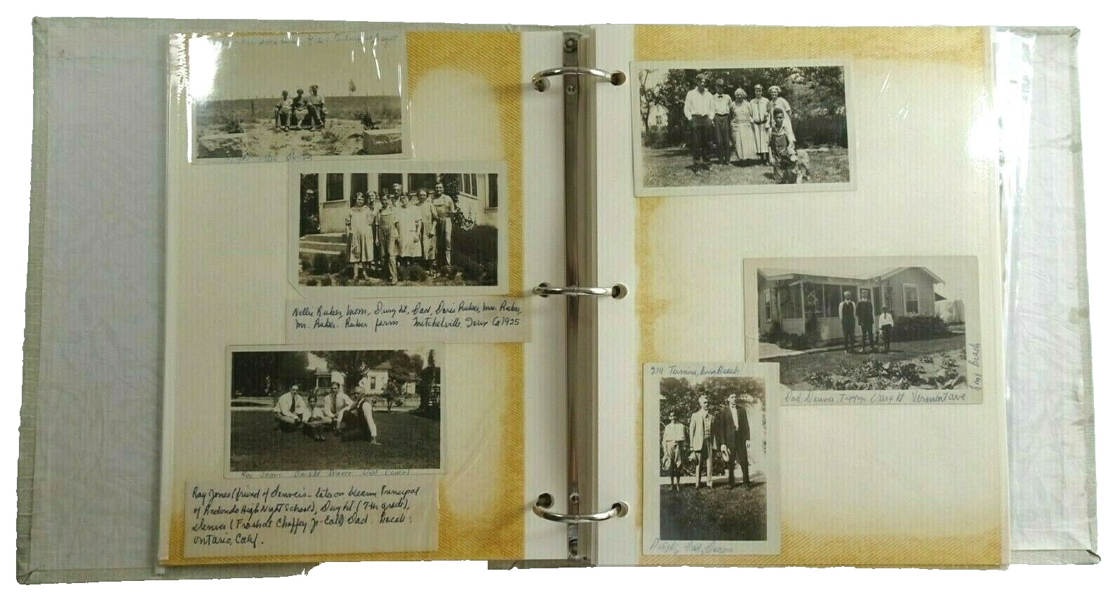 Vintage Historic Military Army Captain photo album Red Cross Letters 1917 - 1942