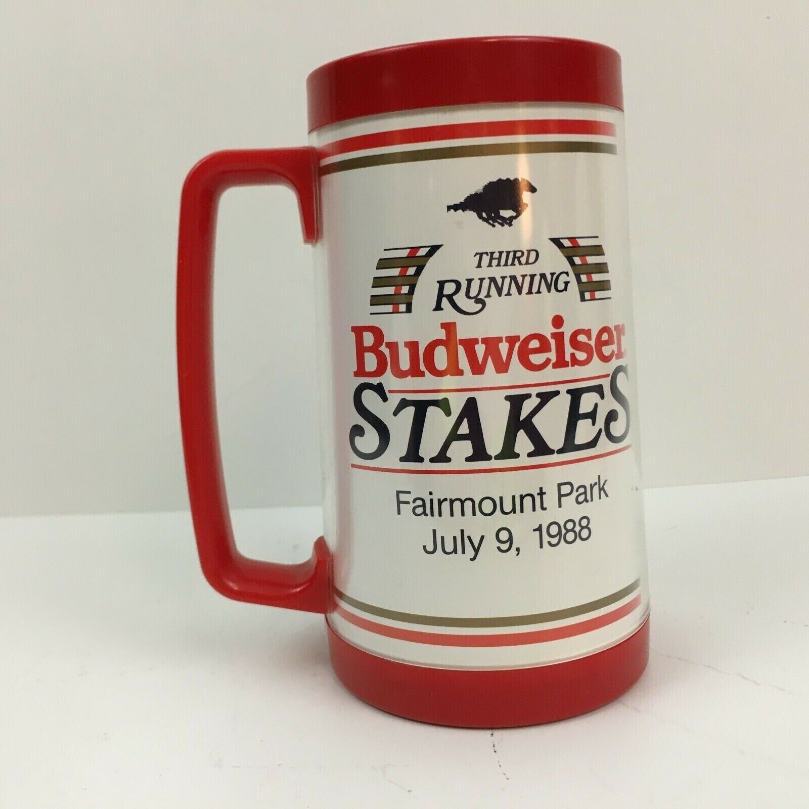 Budweiser Stakes 43rd Running Insulated Mug Fairmount Park July 9, 1988