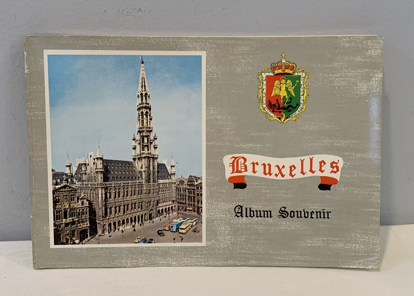 VTG 1950s All Color Souvenir Album of Brussels, Belgium 64 Pages In 4 Languages