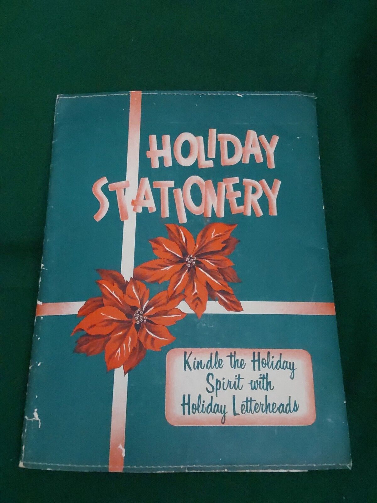 Vintage Ephemera  Christmas Stationery  1954  MCM  Salesman\'s Sample