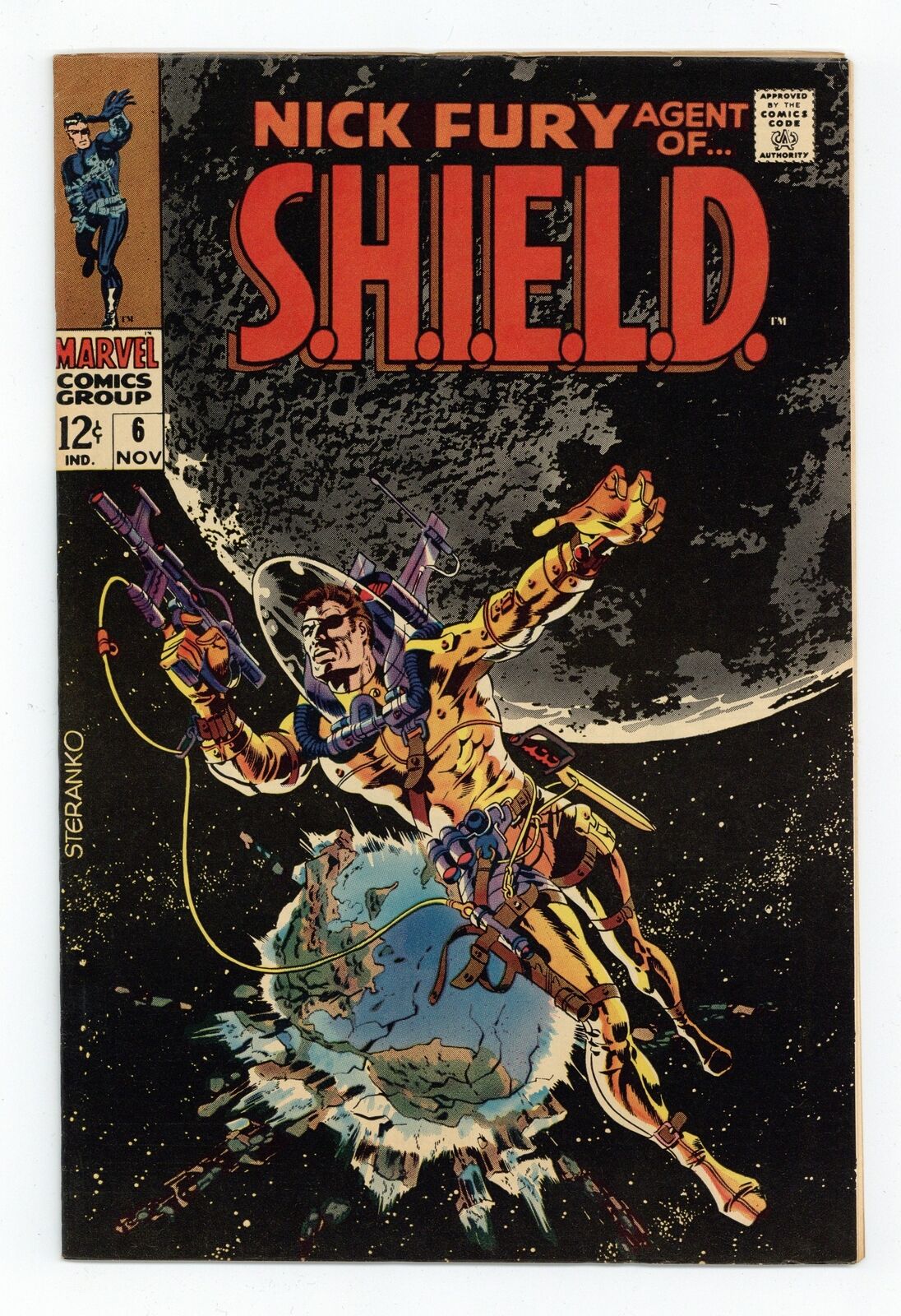 Nick Fury Agent of SHIELD #6 FN+ 6.5 1968