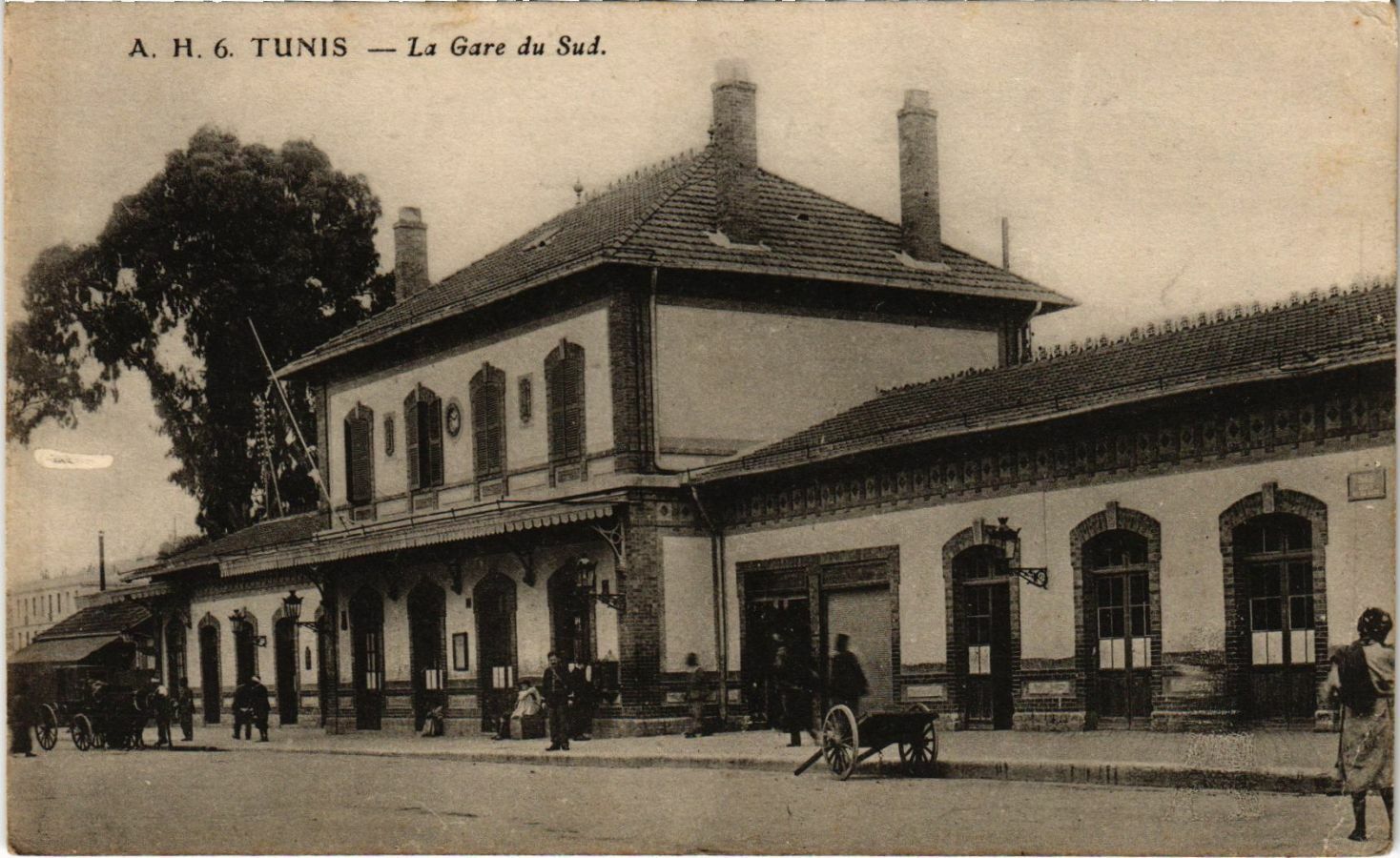 CPA AK TUNISIA La Gare du Sud (1020004)