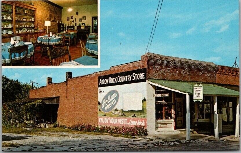 Arrow Rock, Missouri Advertising Postcard ARROW ROCK COUNTRY STORE & KITCHEN