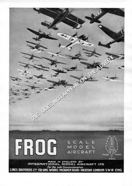 Frog Scale Model Aircraft 1940s