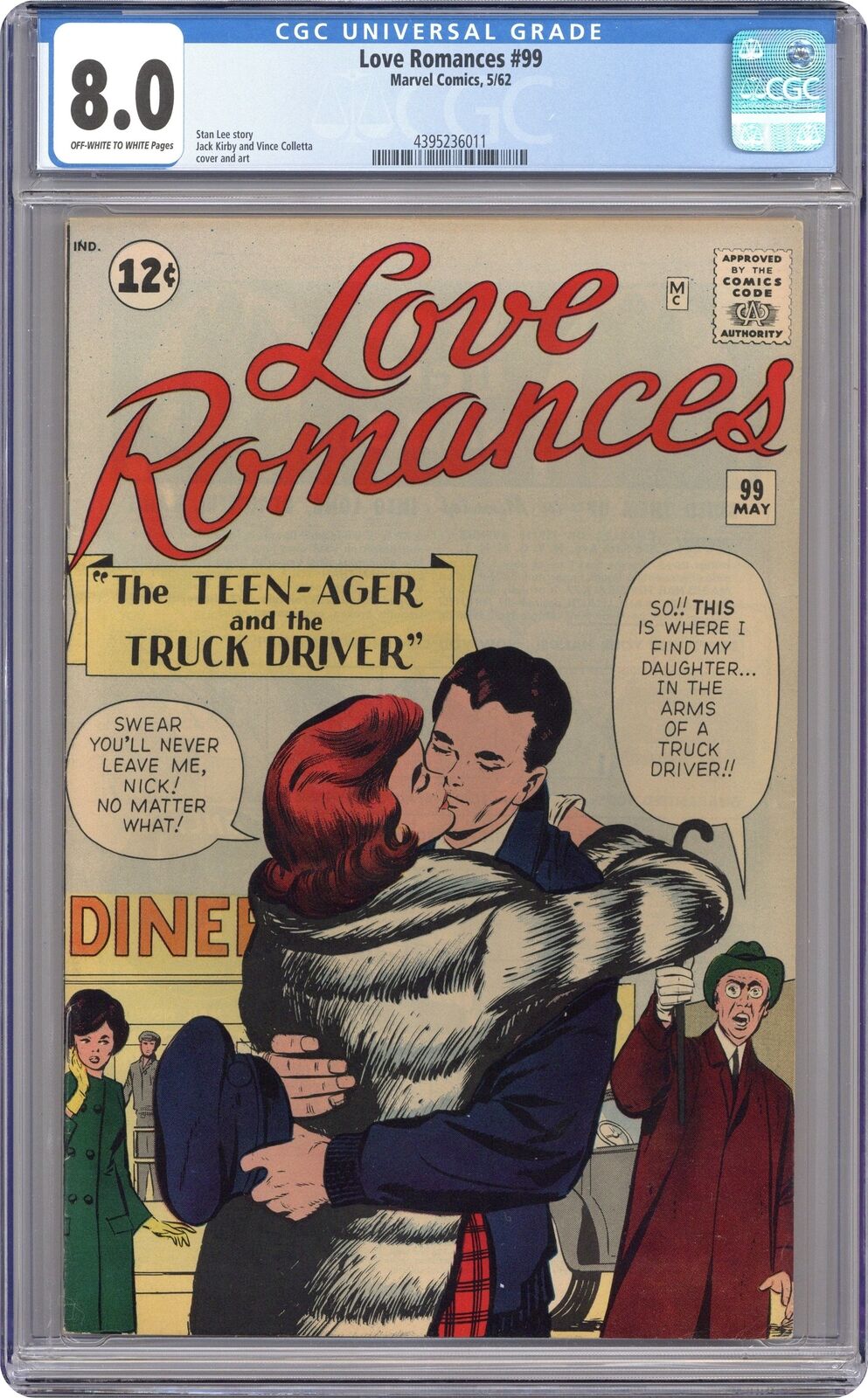 Love Romances #99 CGC 8.0 1962 4395236011
