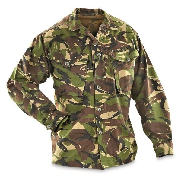 British Army DPM Field Shirt BDU Camo Camouflage Hunting Small Surplus UK SAS