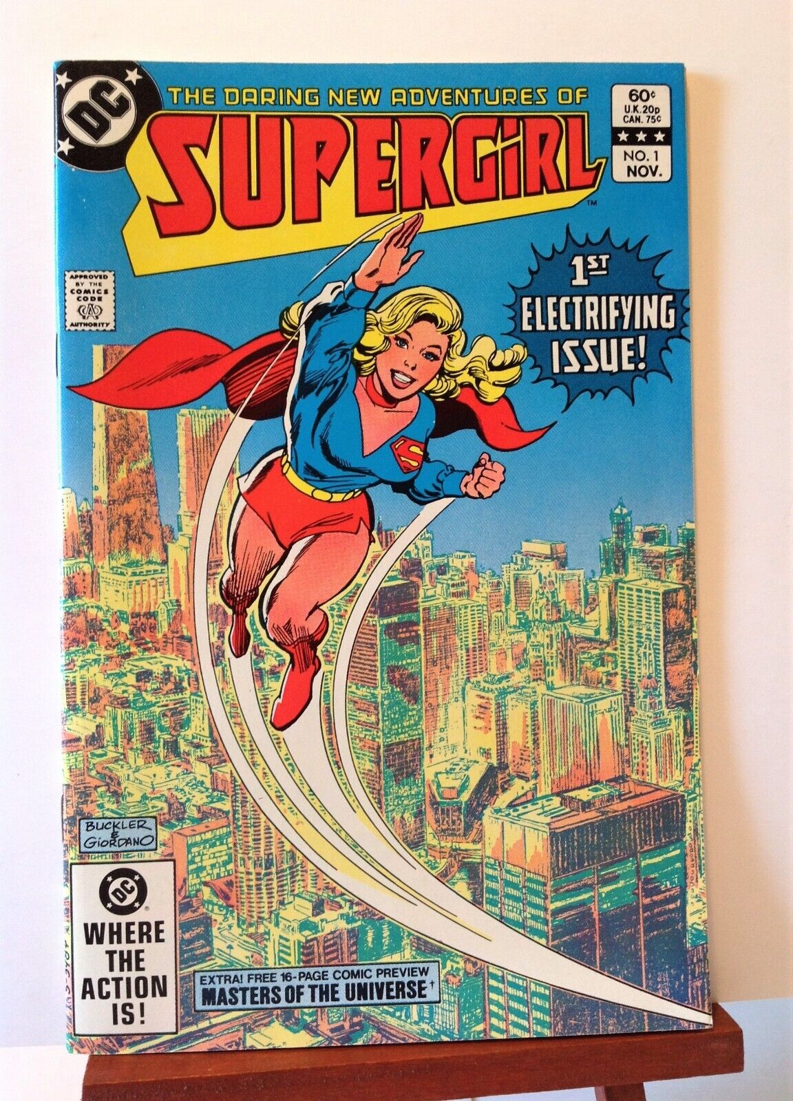 The Daring New Adventures of Supergirl #1 1982 Masters of the Universe Preview C
