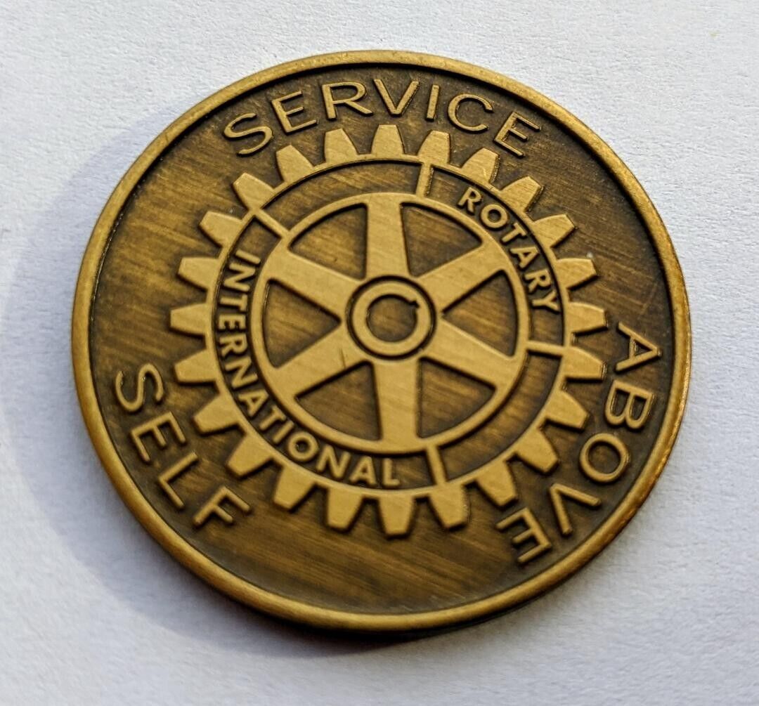 Rotary International Four Way Test Token “ Service Above Self\