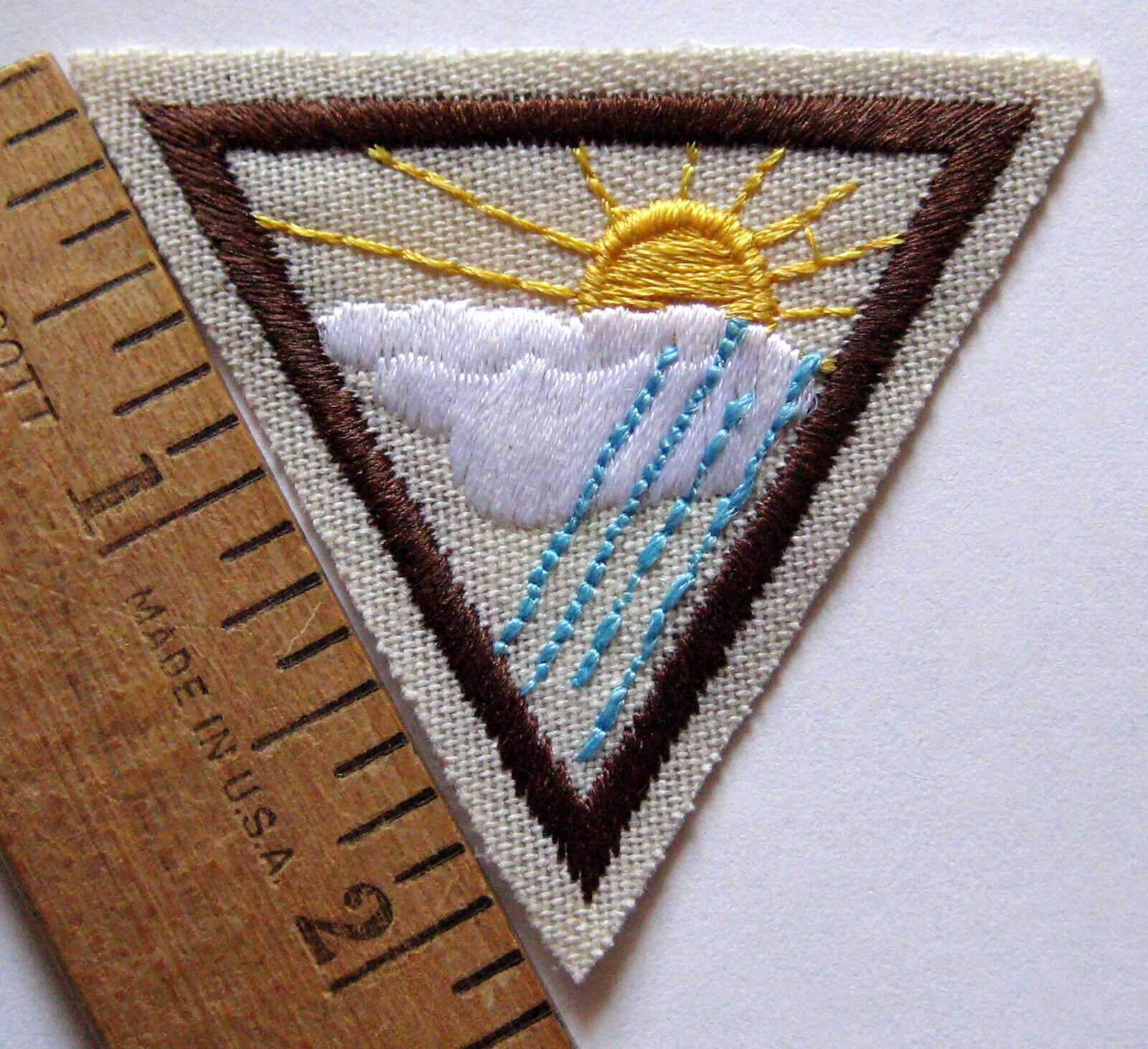 Girl Scout Brownie OUTDOOR HAPPENINGS TRY-IT Ready Set Go Camping Badge Patch