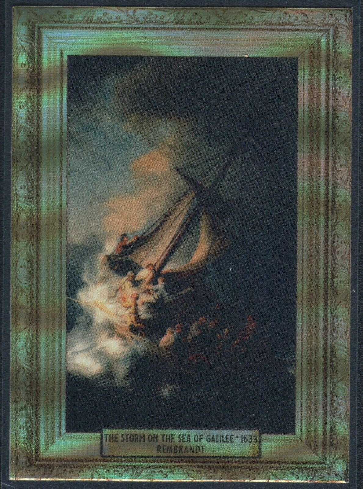 The Storm Rembrandt #242 Gold Foil Serial Numbered /100 Pieces of the Past Rare