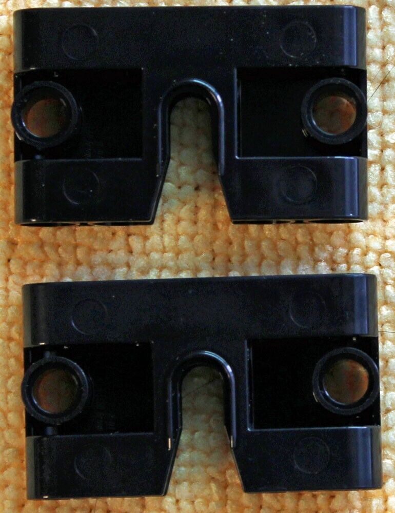 🟢LEGO Part #67139 Technic Pin Connector Block Lift Arm 1x3x5 BLACK -Lot of 2