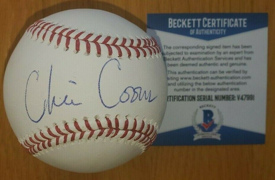Chris Coons Signed OMLB Baseball BAS COA #V47991 Delaware Senator Beckett