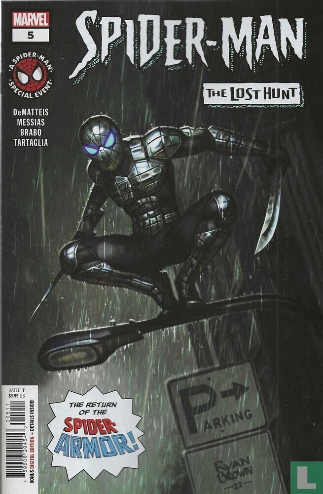 Spider-Man The Lost Hunt #5 2023 Brown Marvel Comics EB01