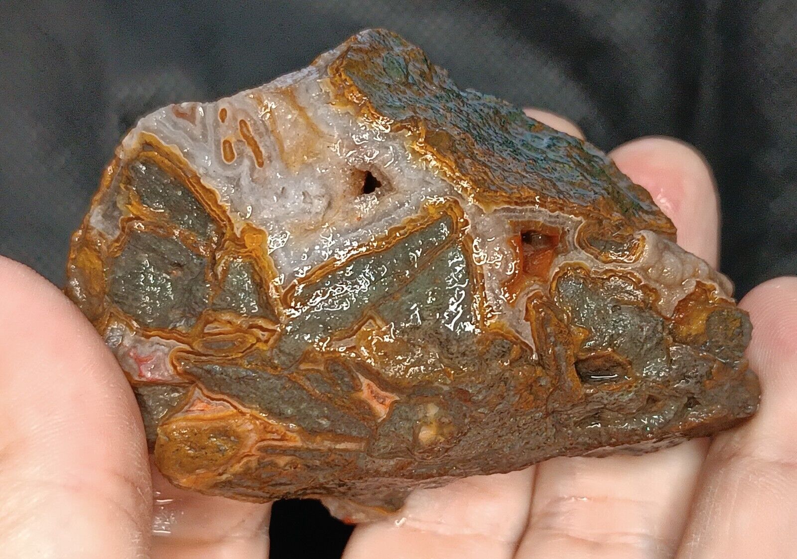 120g/0.27 lb uncut turkish agate stone rough,gemstone,collectible,specimen,rocks