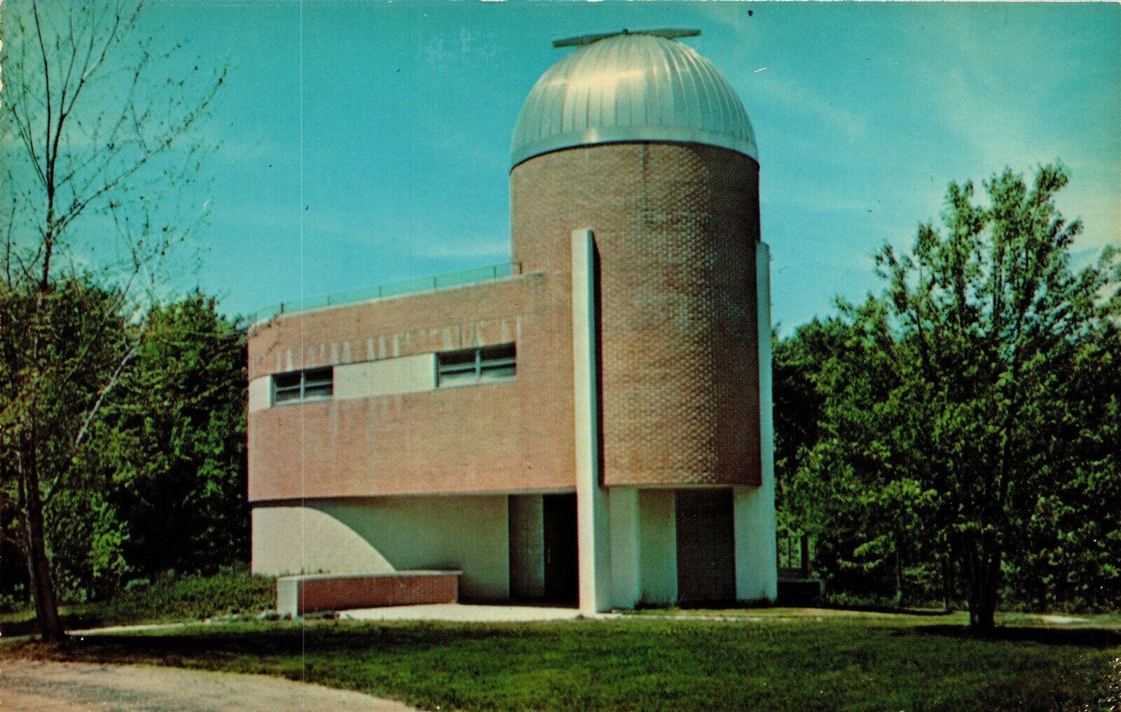 CT Stamford Observatory at the Stamford Museum & Nature Center Vtg Postcard View
