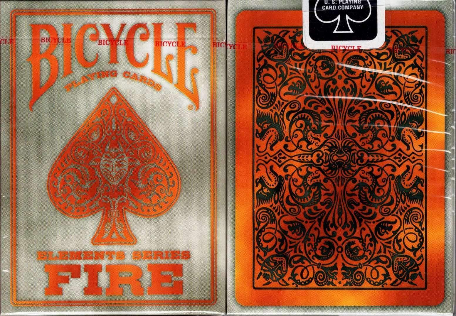 Elements Series - Fire - Smoke Edition [Bicycle] - Playing Cards - New - USPCC