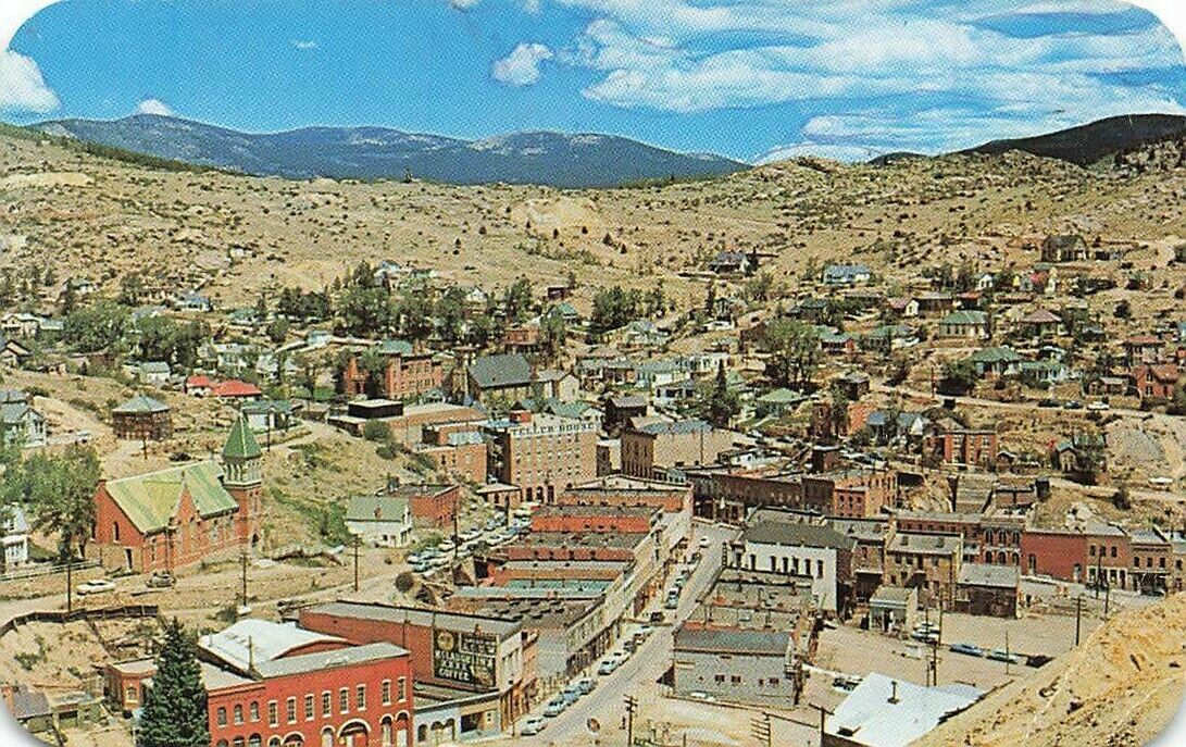 c1960s Birds Eye View Central City Mining Town CO Chrome P229