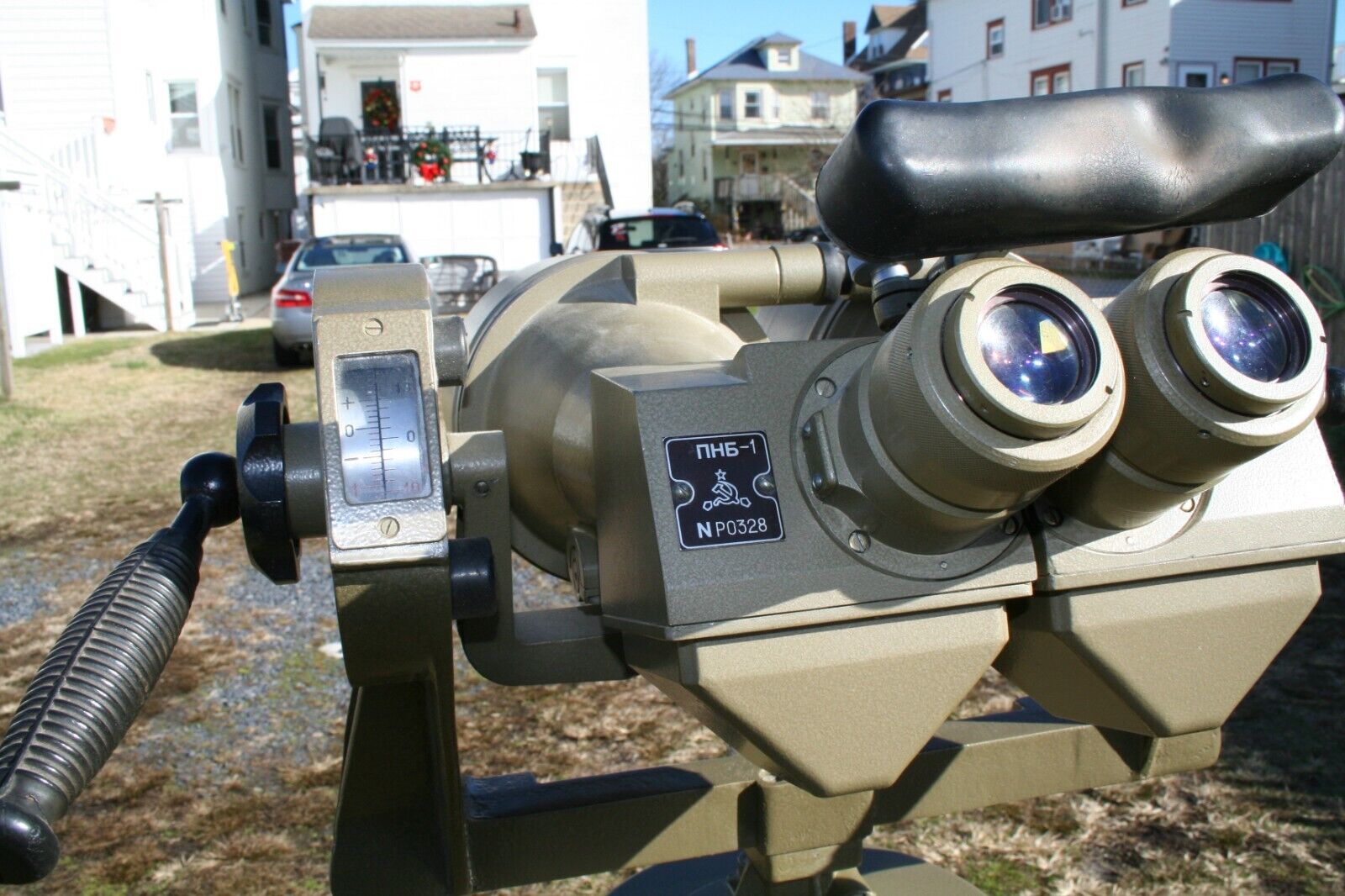 WW 11 Rare Russian Novosibirsk Big Eye's Binoculars'