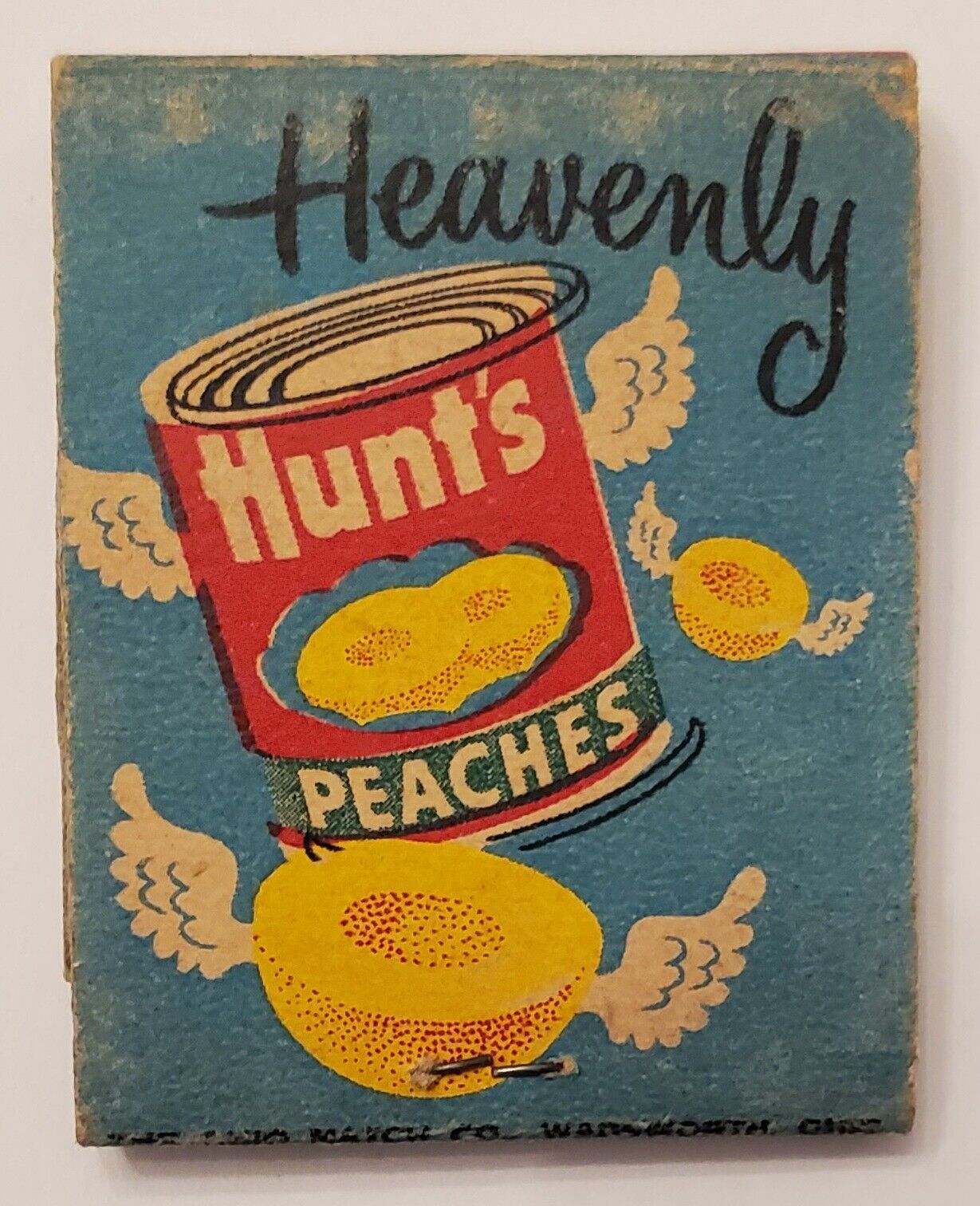 Vintage Hunt's Tomato Sauce full matchbook; 1950’s; Unused; NOS; 