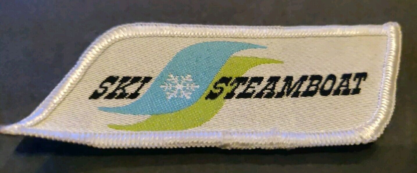 Vintage Steamboat Springs Colorado Snow Ski Skiing Resort Jacket Patch