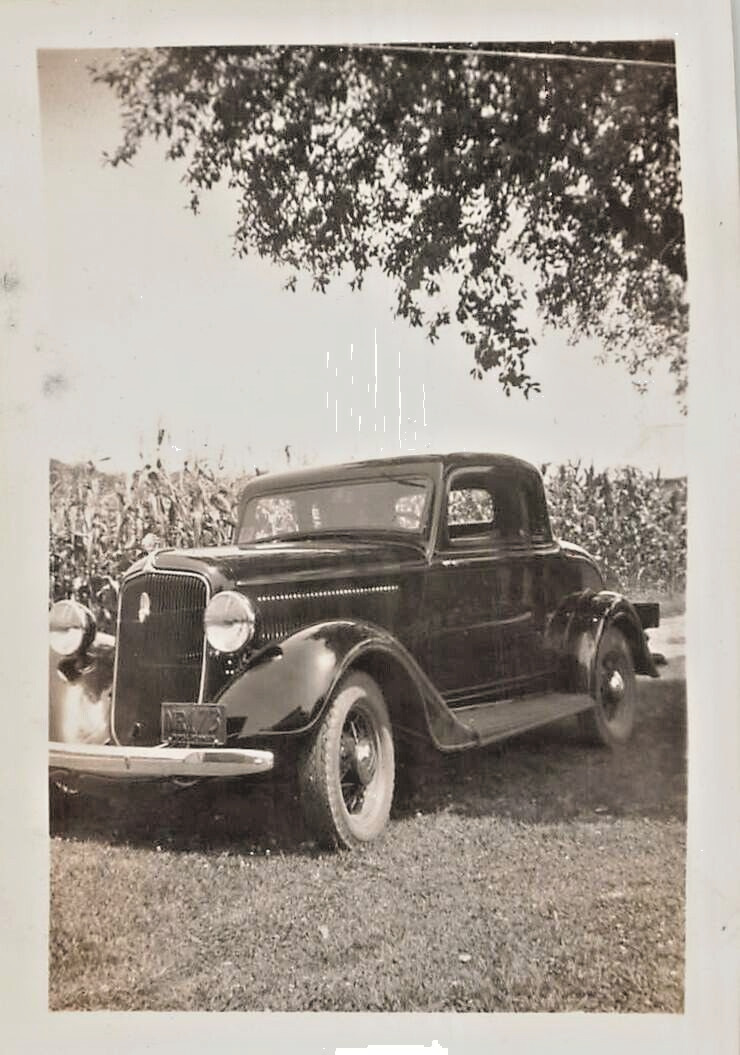 1934 Plymouth - PF or PG Coupe ~Snapshot Photograph 22A