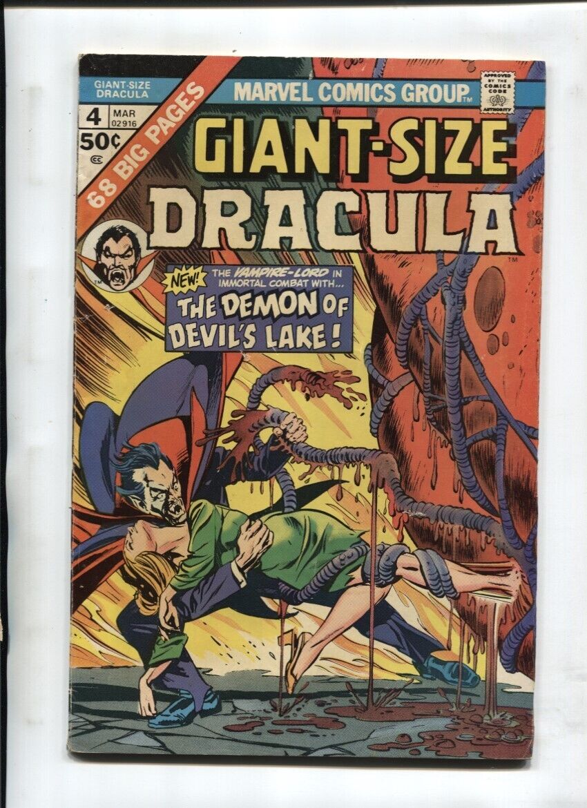 Giant-Size DRACULA 4, Very Nice, The Demon of Devil\'s Lake