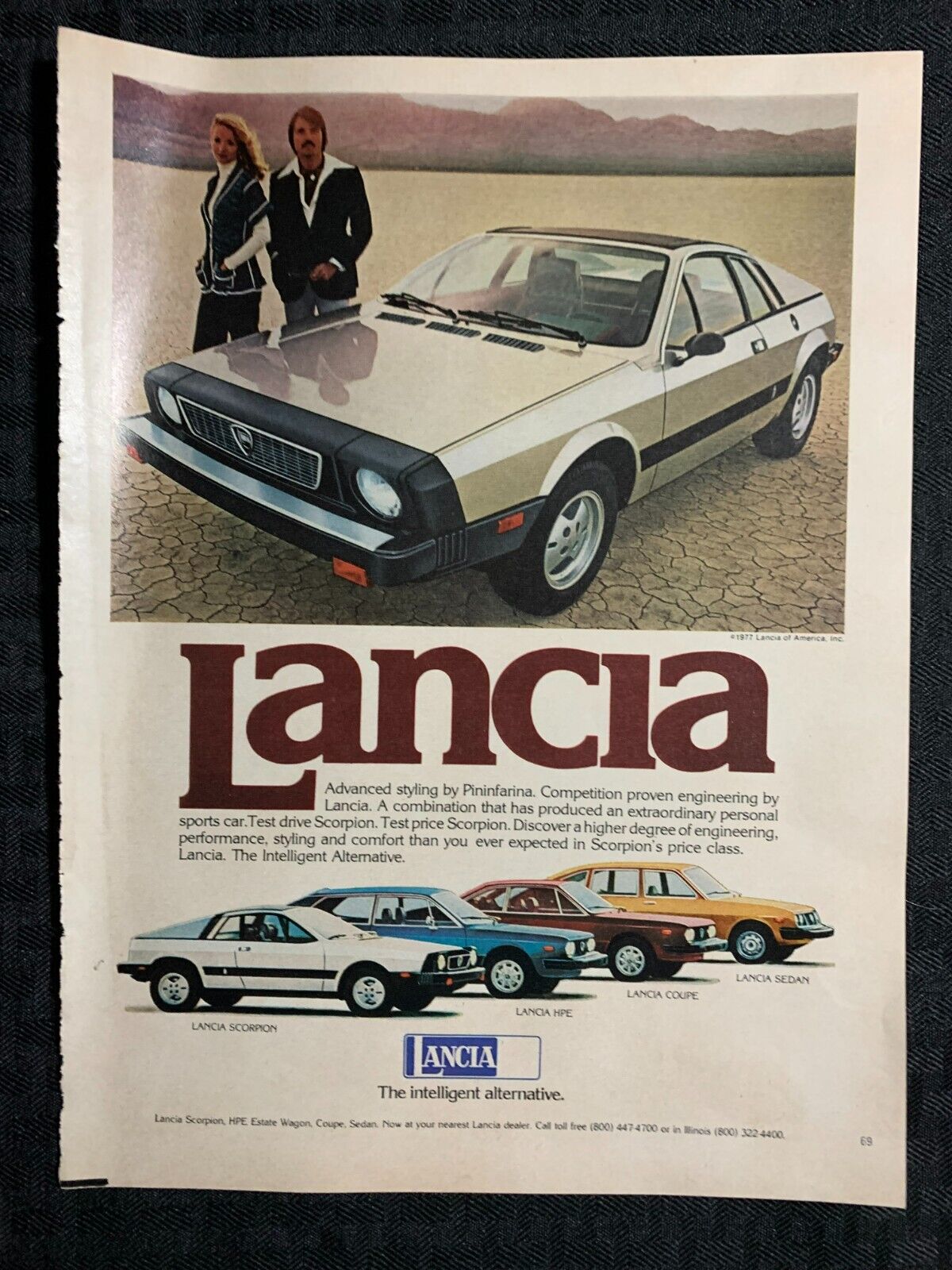 1977 LANCIA 8.5x11.5\