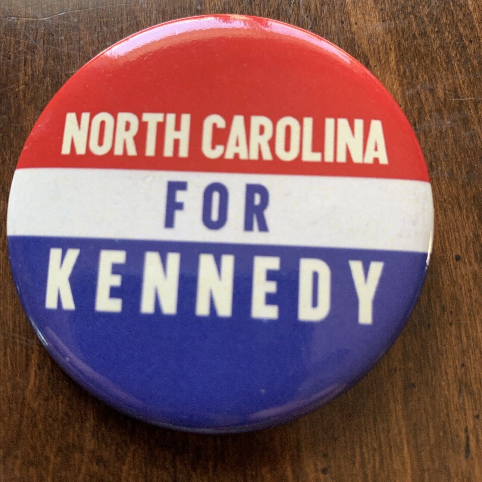 Official 2024 North Carolina For Kennedy Political Campaign Pinback Button
