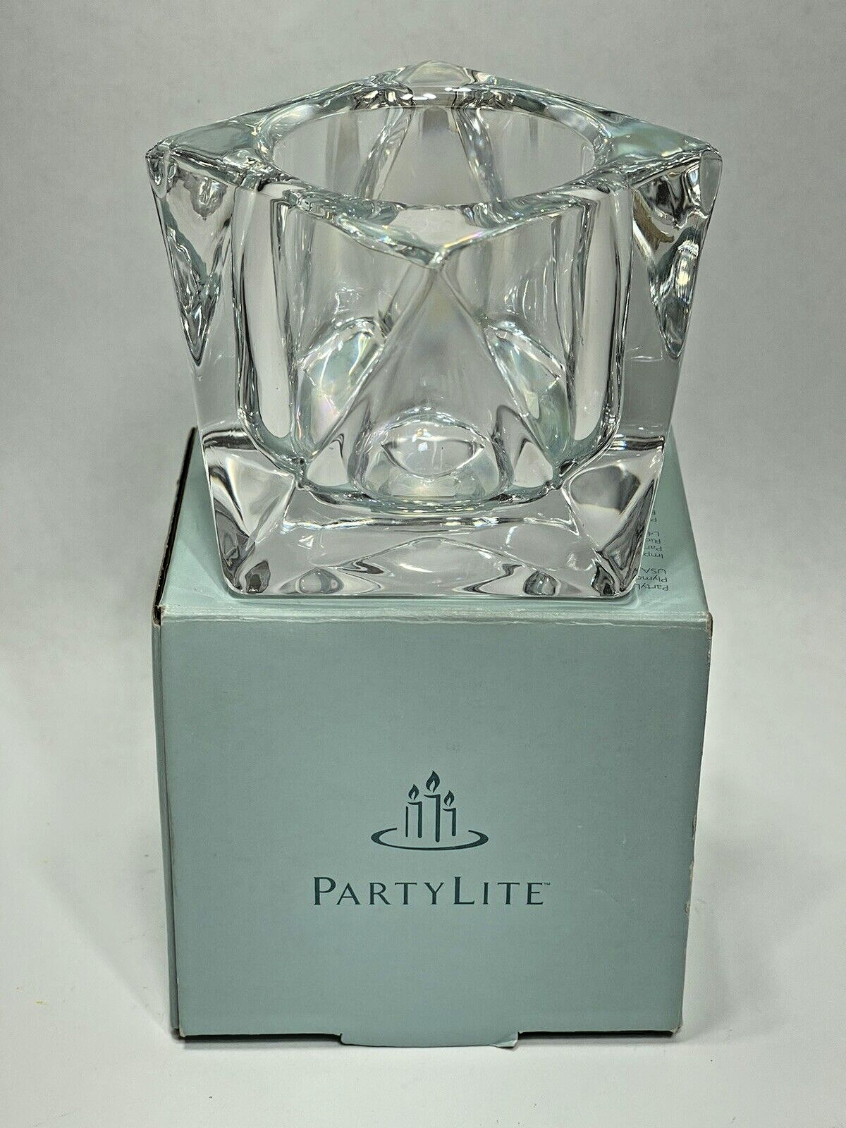 PartyLite - Discover Votive Holder Candle Holder #P8035 - Glass - NEW w/Box