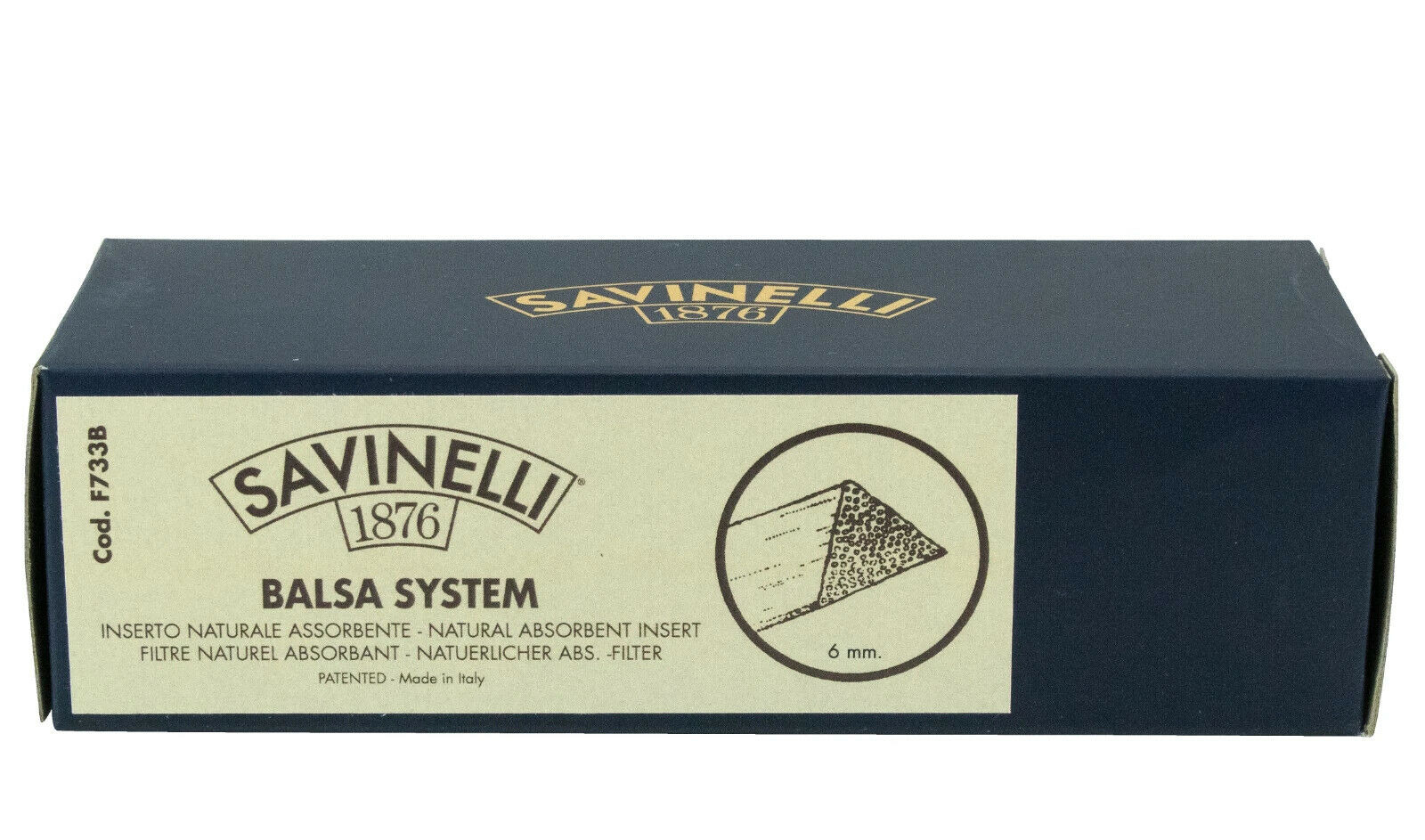 Savinelli 6mm Balsa Filters - 300 count