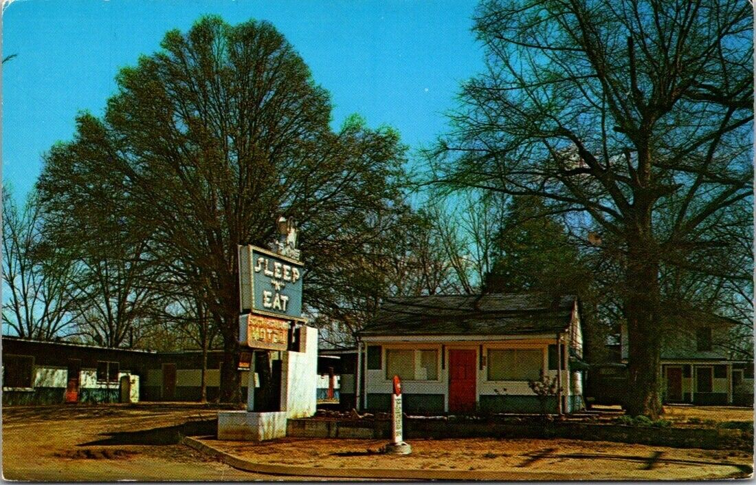 Vintage Postcard South Highland Motel Tuscaloosa Alabama A11