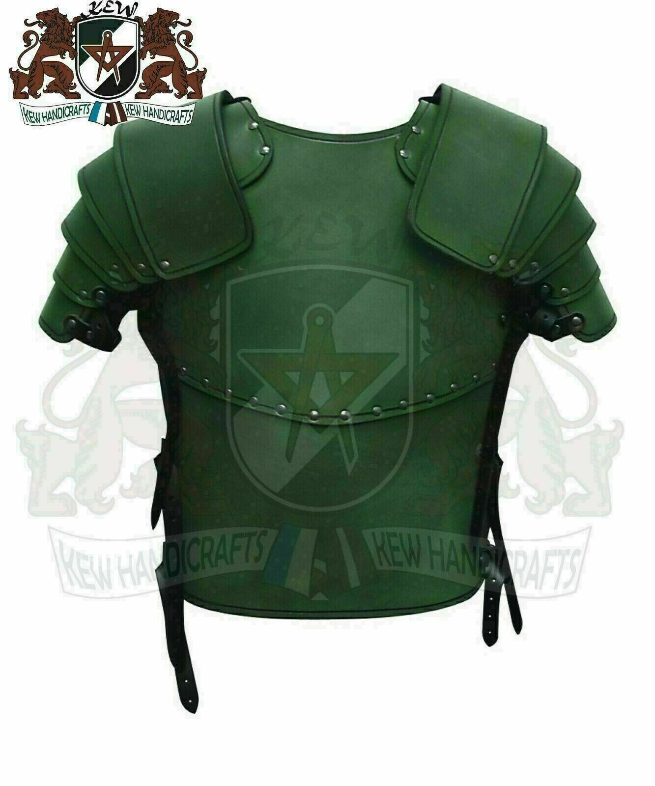 Christmas Medieval Muscle Leather Jacket Collectible Roman Cuirass