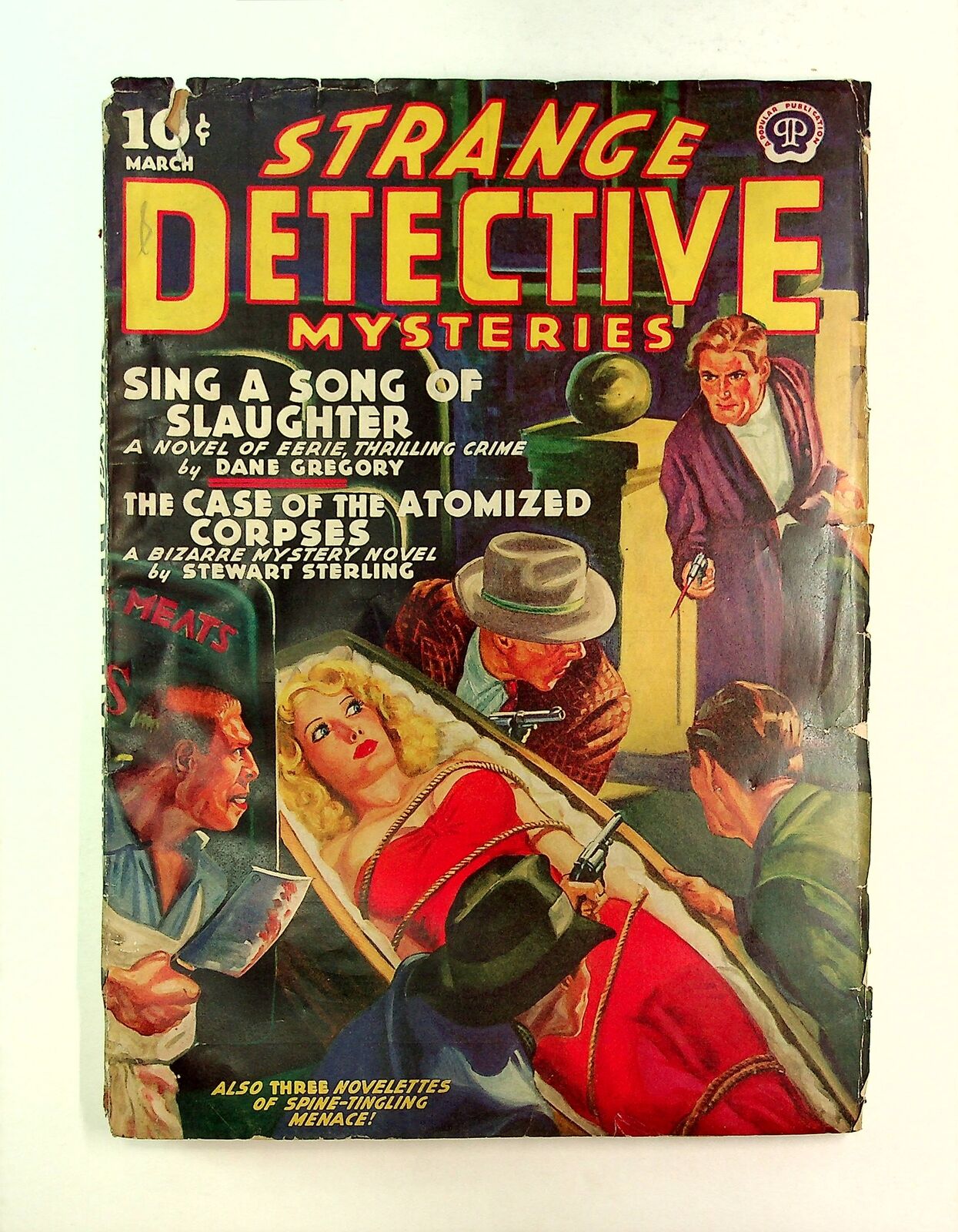 Strange Detective Mysteries Pulp Mar 1940 Vol. 4 #4 VG