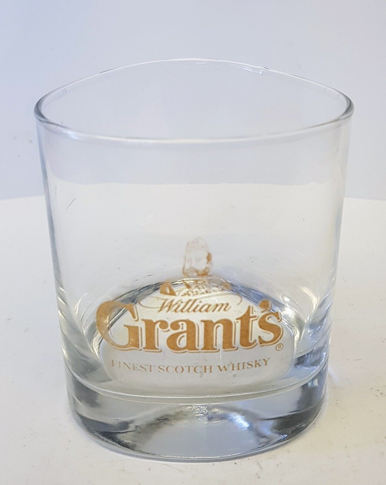 Vintage Grant\'s Triangular Shaped Whisky Glass Superb Condition