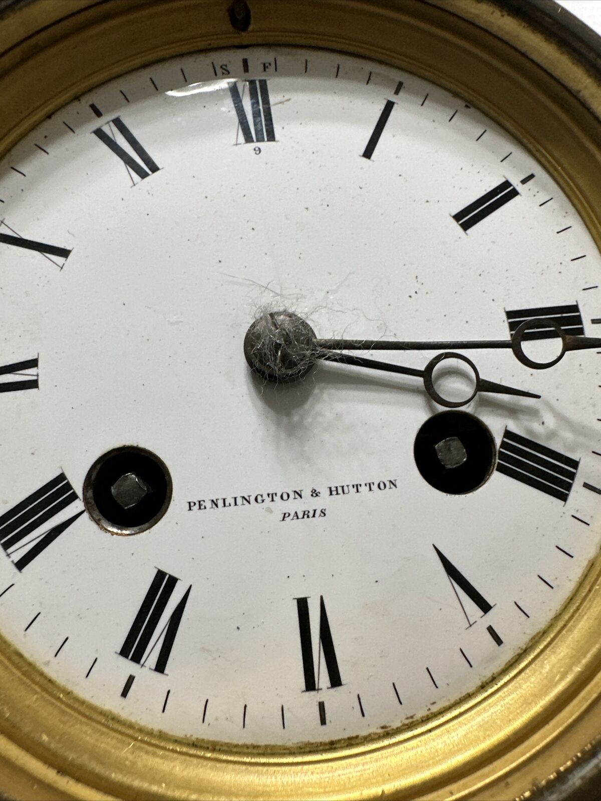 Very Rare High Quality Art Deco French  Clock Penlington Hutton Paris Parts Only