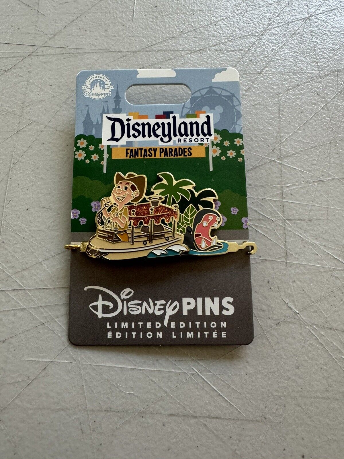 Disneyland Fantasy parade pin jungle cruise2024
