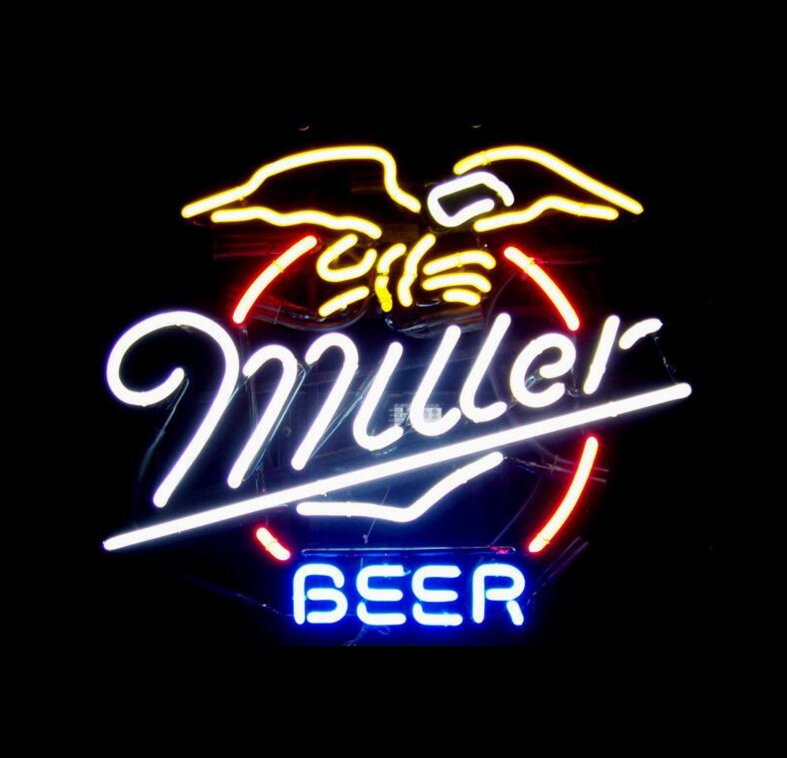 NEW MILLER EAGLE Neon Sign Light Beer Bar Pub Wall Hanging Visual Artwork24\