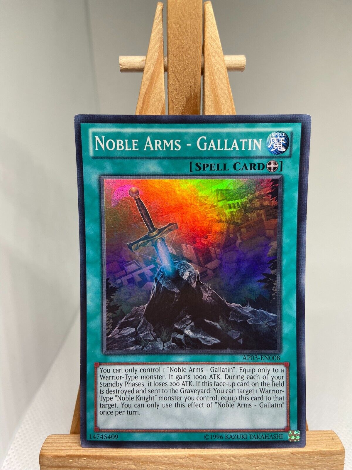 Noble Arms - Gallatin - Super Rare AP03-EN008 - LP - YuGiOh