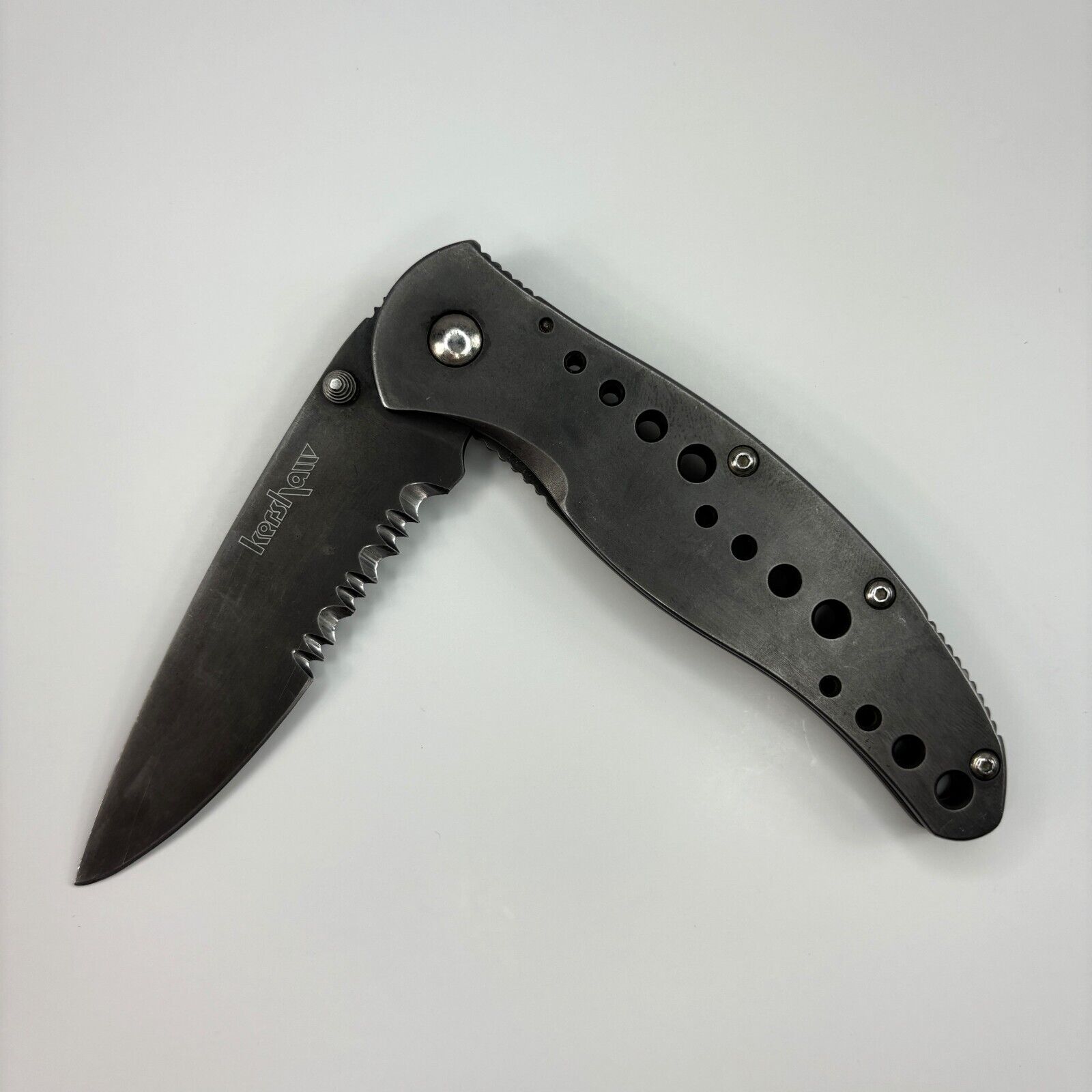 Kershaw 1650BLKST Black Vapor Series Pocket Knife Ken Onion 1650