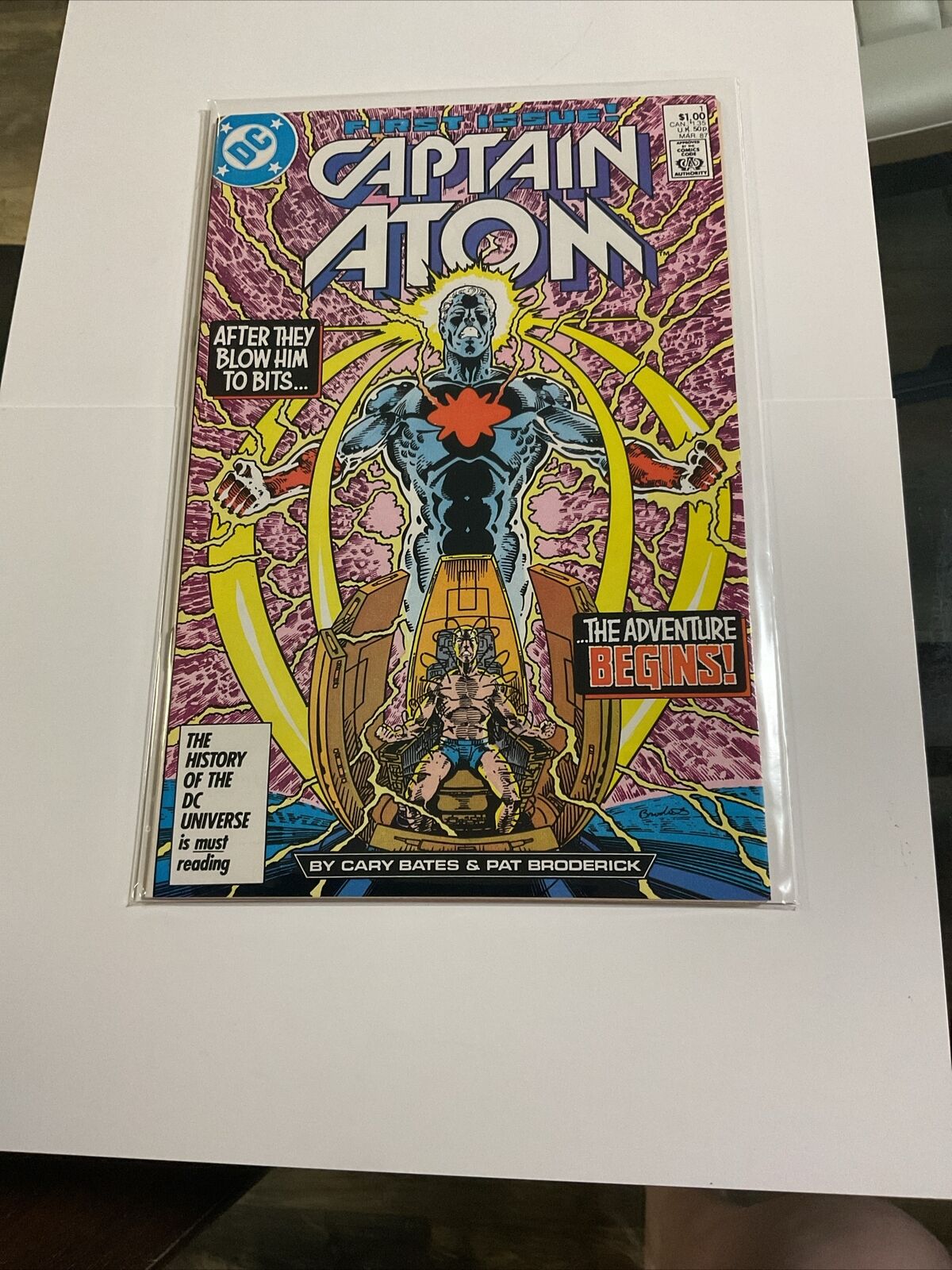 Vintage Captain Atom #1 VF- NM 1987 DC Comics HIGH GRADE Combined Shipping