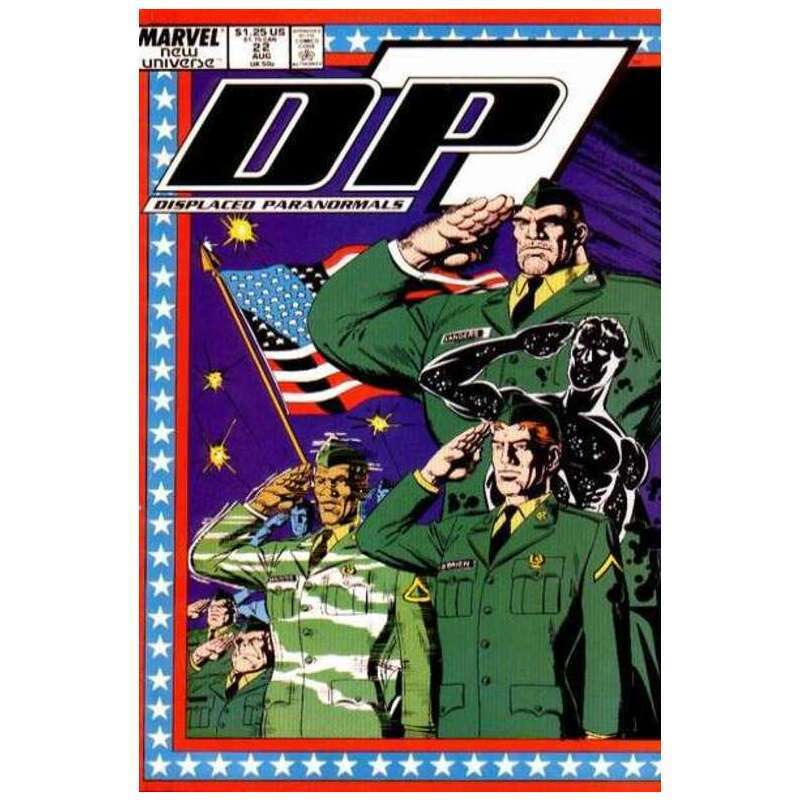 D.P. 7 #22 Marvel comics VF+ Full description below [x.