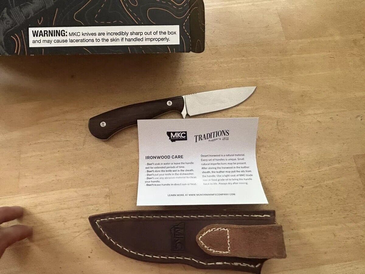 Montana Knife Company Traditions White Tail In Magnacut Ironwood 