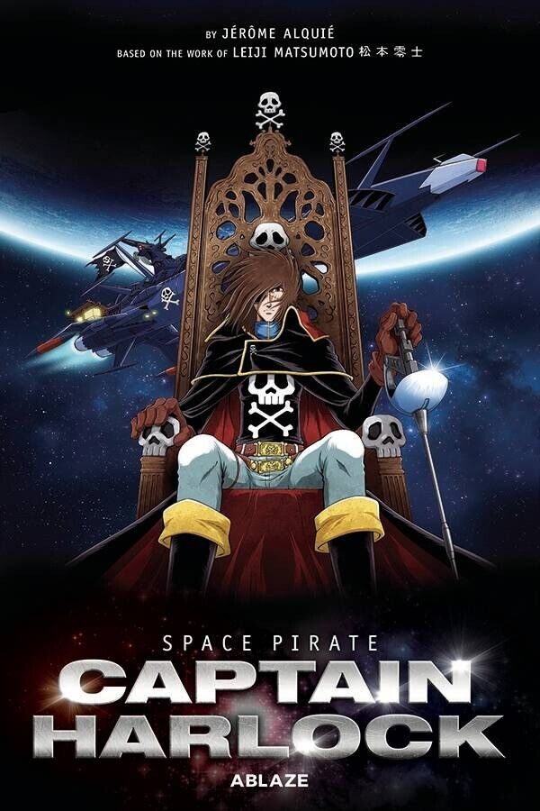 Space Pirate Captain Harlock Hardcover Manga GN Leiji Matsumoto Alquie New Mint