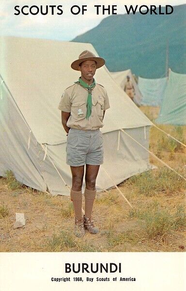 Burundi Scouts of the World Boy Scouts of America 1968