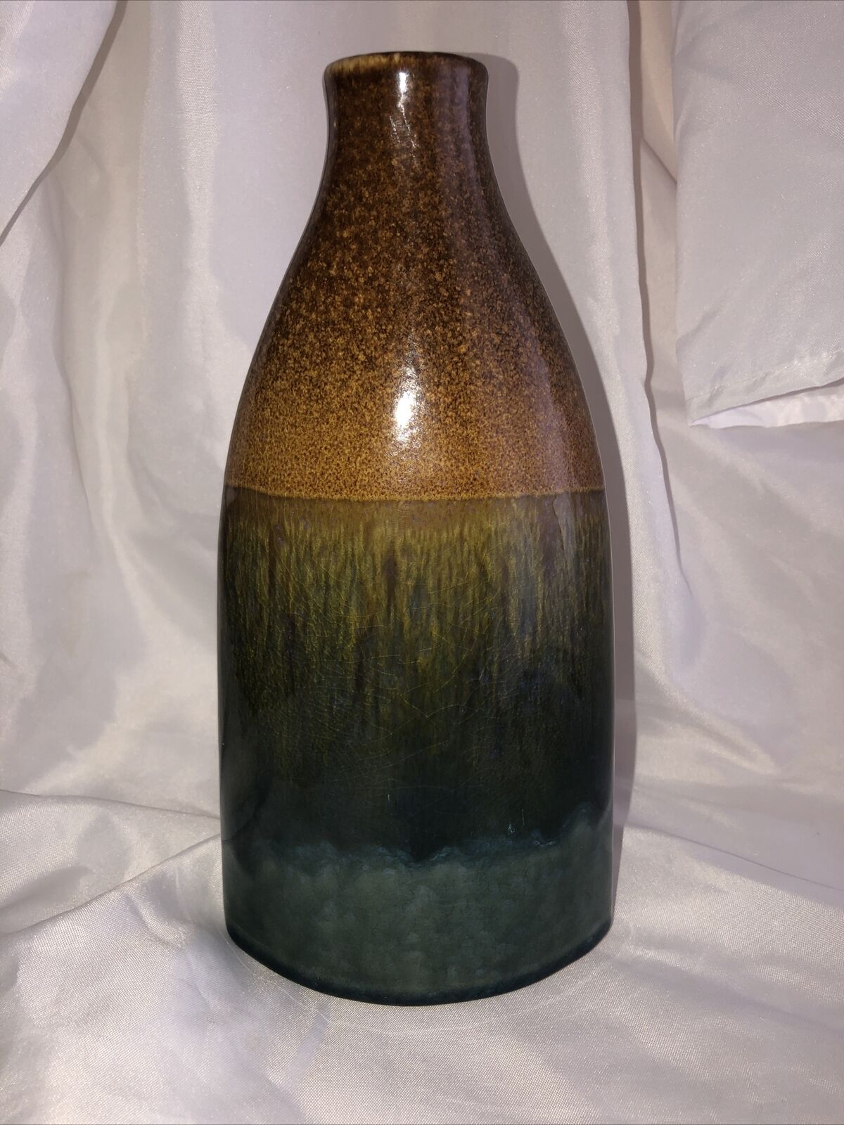 Vintage Kirkland’s -  Amber Sky - Flat Vase