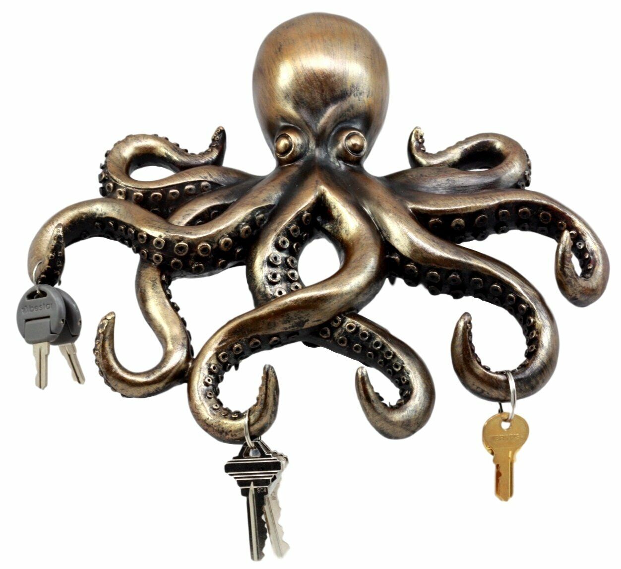 Ebros Gift The Call of Cthulhu Deep Sea Kraken Octopus Wall Mount Key 11.25\