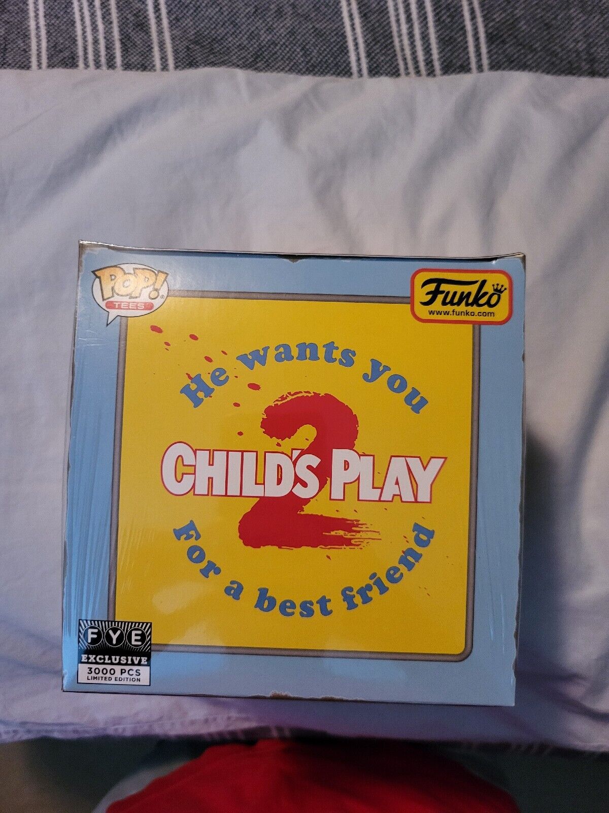 Child's Play 2 Shirt and Funko Pop FYE Exclusive XL size Brand New Sealed