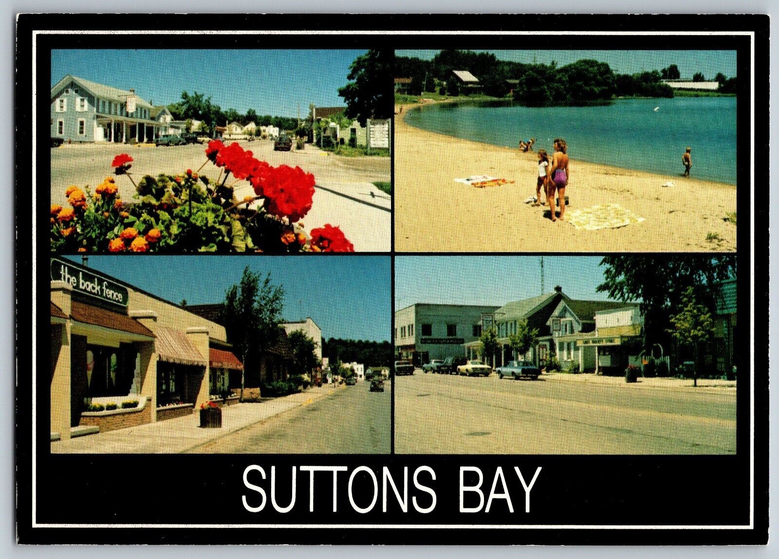 Suttons, Bay, Michigan - Grand Traverse Bay - Vintage Postcard 4x6 - Unposted